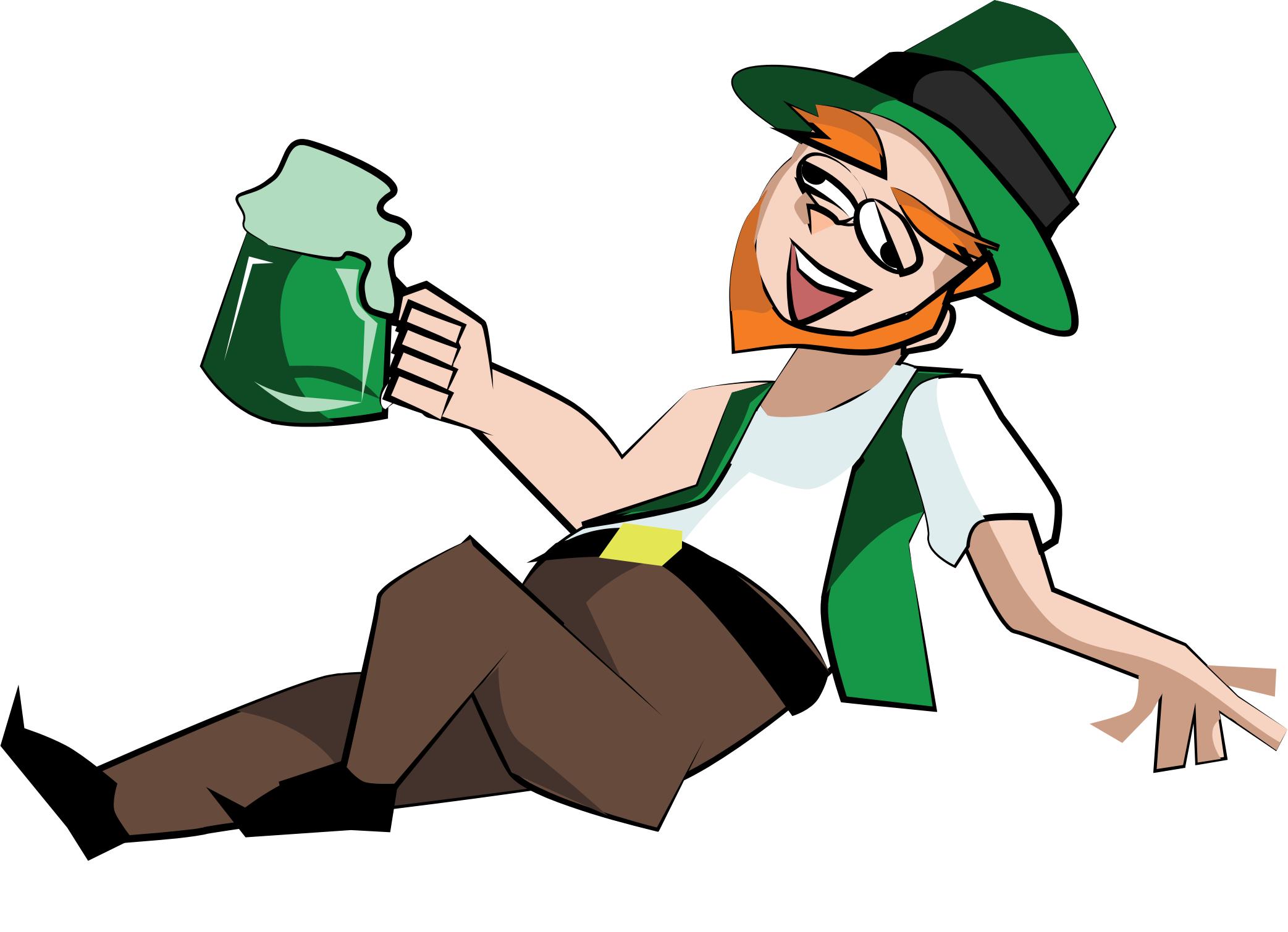 2085x1510 Drunk Leprechaun Icons Png