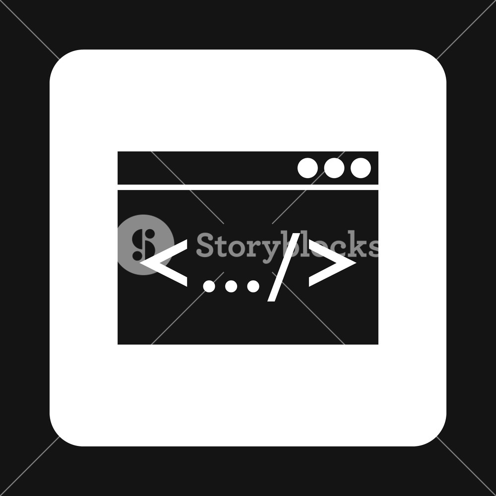 1000x1000 Greater Than Less Than Icon In Simple Style On A White Background