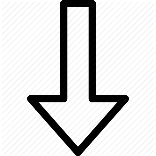 512x512 Arrow, Down, Less, Lesser Icon