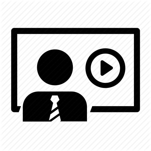 512x512 Lecture, Online Course, Play, Presentation, Video Lesson Icon