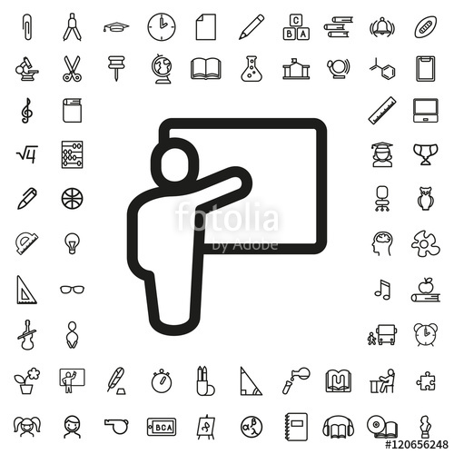 500x500 Lesson Icon Illustration Stock Image And Royalty Free Vector