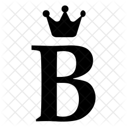 256x256 Royal Icon Of Glyph Style