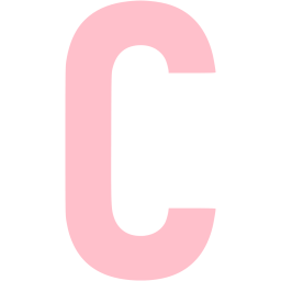 256x256 Pink Letter C Icon