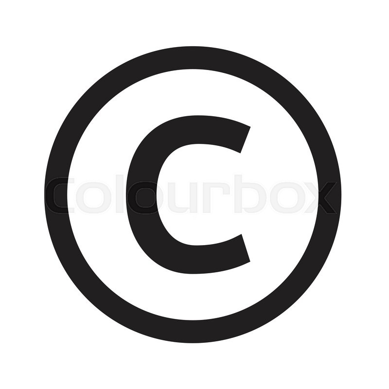 800x800 Basic Font For Letter C Icon Stock Vector Colourbox