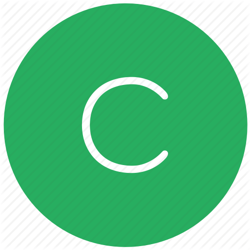 512x512 C, Green, Key, Keyboard, Letter Icon