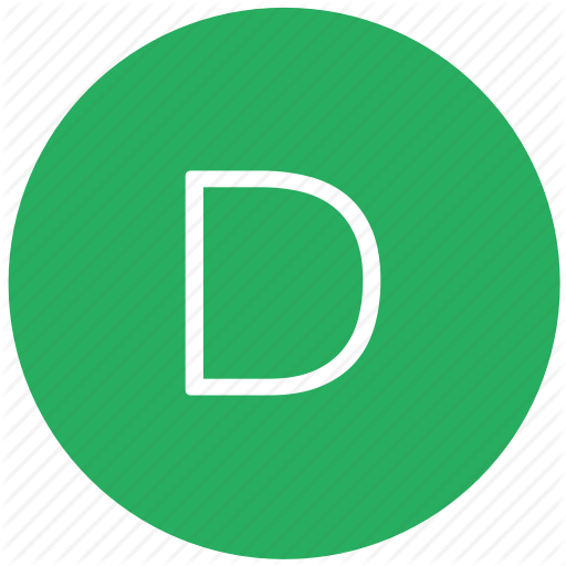 512x512 D, Green, Key, Keyboard, Letter Icon