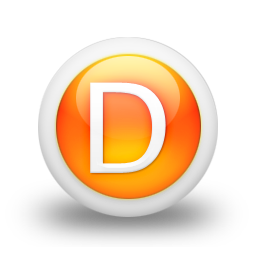 256x256 Letter D Png Vector