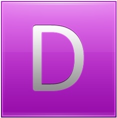 234x236 Letter D Pink Free Icon In Format For Free Download