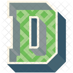 256x256 Alphabet Letter D Icon Of Flat Style