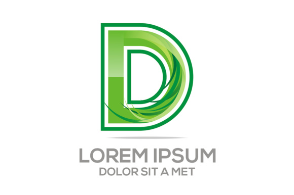 580x386 Logo Alphabet Letter D Icon Vector Graphic