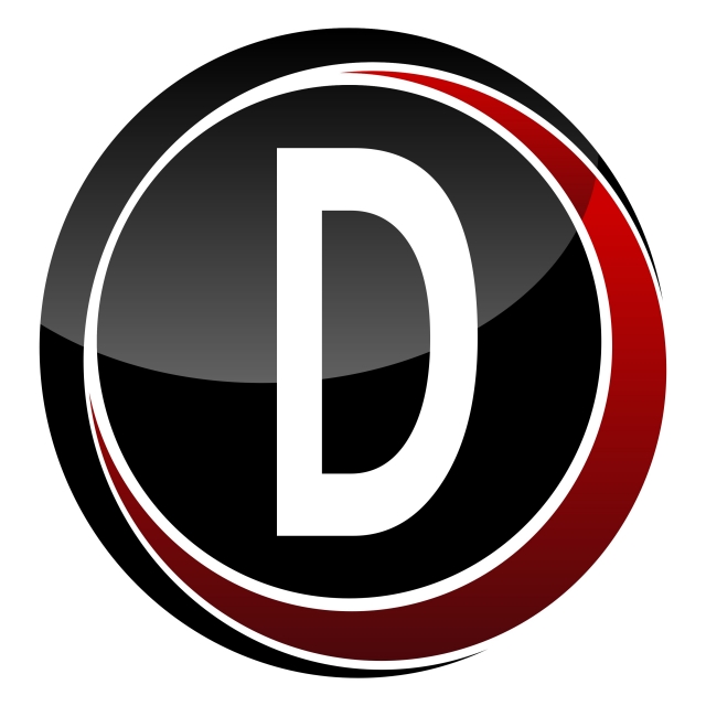 640x640 Modern Logo Solution Letter D, Icon, Business, Alphabet Png