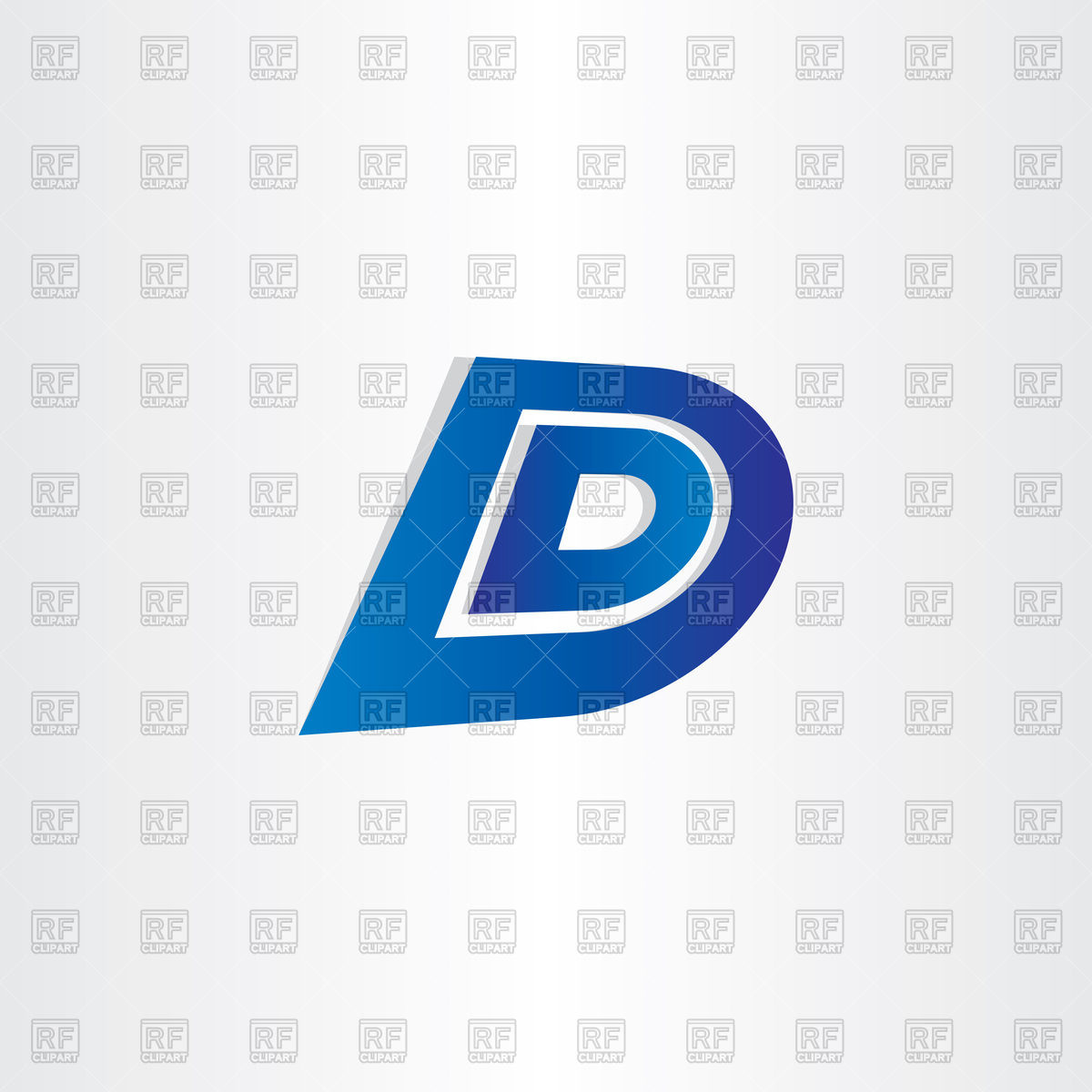 1200x1200 Blue Letter D Icon Vector Image Of Icons And Emblems Blaskorizov
