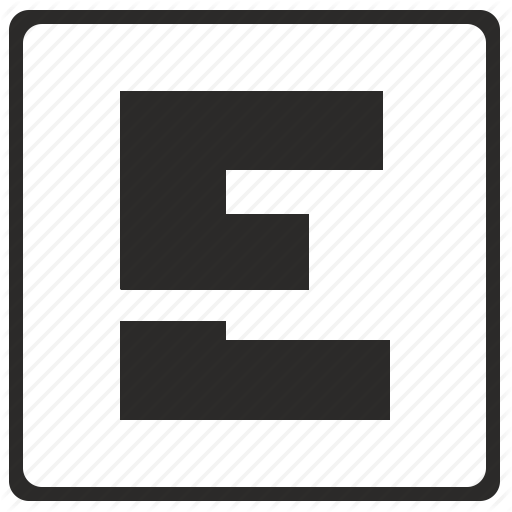 512x512 Alphabet, E, Latin, Letter, Modern Icon