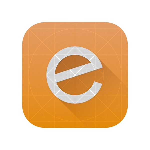 600x600 Letter E Ios Icon On Behance