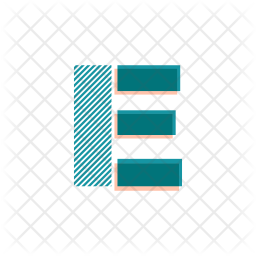 256x256 Alphabet Letter E Icon Of Flat Style