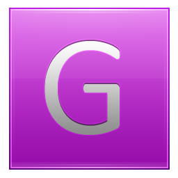 256x256 Letter G Pink Icon Multipurpose Alphabet Iconset Supratim Nayak
