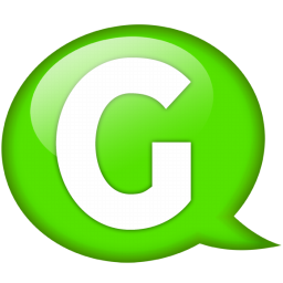 256x256 Alphabet, Letter, G Icon Free Of Speech Balloon Green Icons
