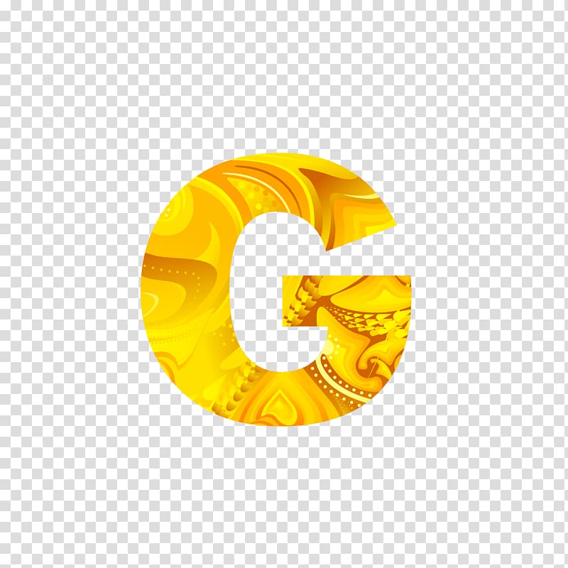 800x800 Letter Icon, The Golden Letters G Transparent Background Png