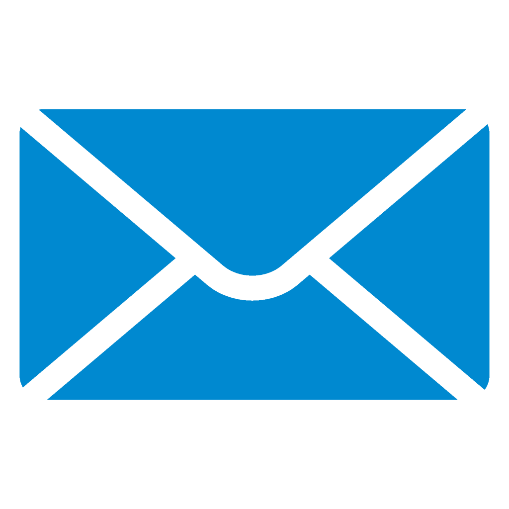 1024x1024 Mail Letter Icon Blue