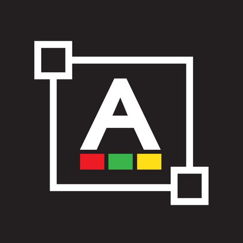 490x490 Text Color Font Edit Letter Icon