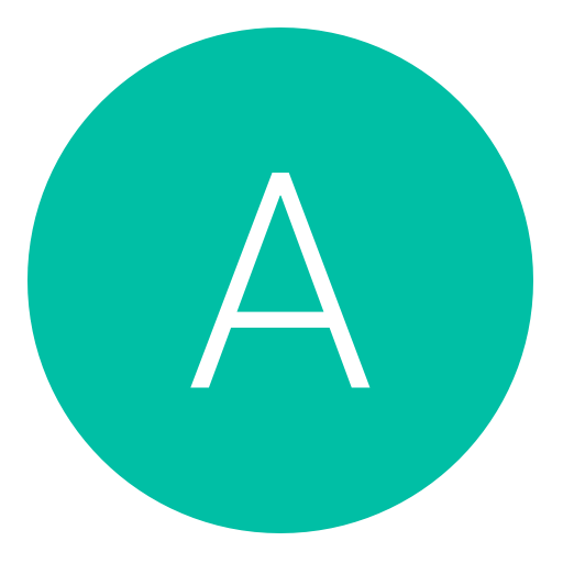 512x512 Material Letter Icons