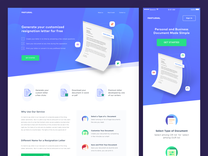 800x600 Letter Generator Website