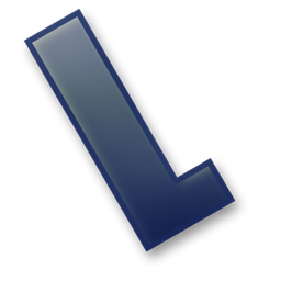 256x256 Letter, L Icon Free Of Um Icons