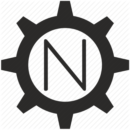 512x512 Gear, Key, Keyboard, Letter, N Icon