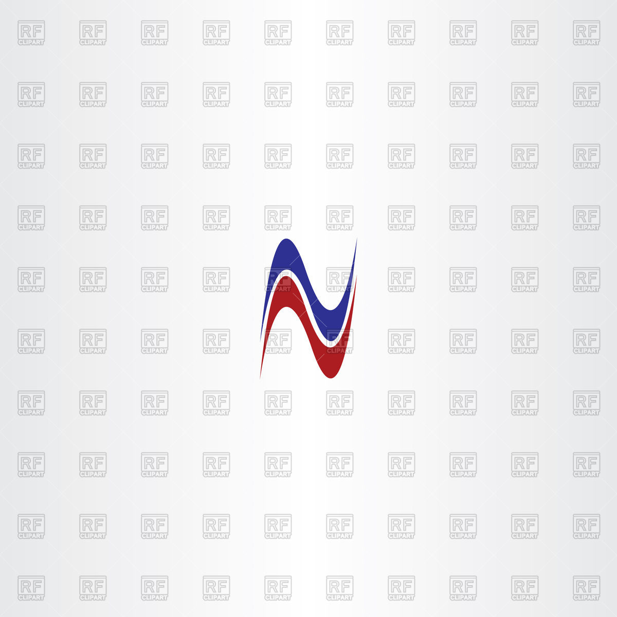 1200x1200 Red Blue Letter N Icon Vector Image Of Icons And Emblems