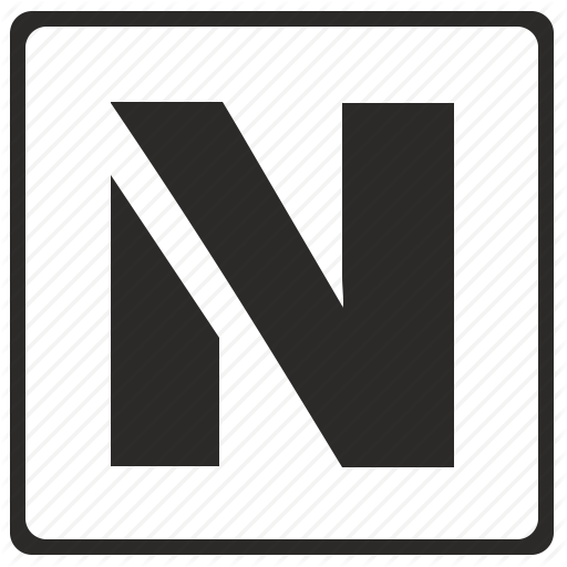 512x512 Alphabet, Latin, Letter, Modern, N Icon