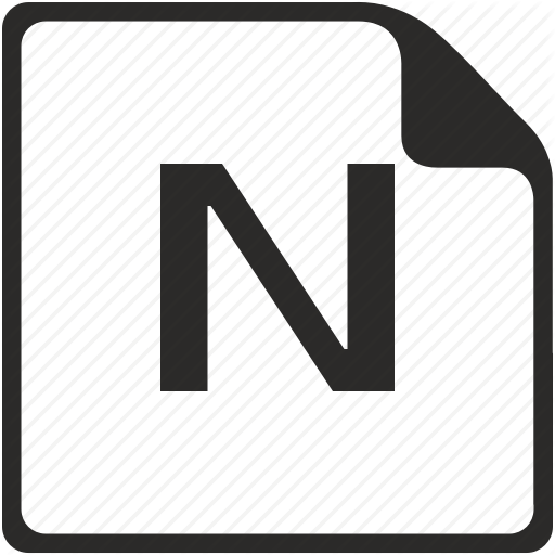 512x512 Doc, File, Key, Latin, Letter, N Icon