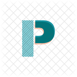 256x256 Alphabet Letter P Icon Of Flat Style