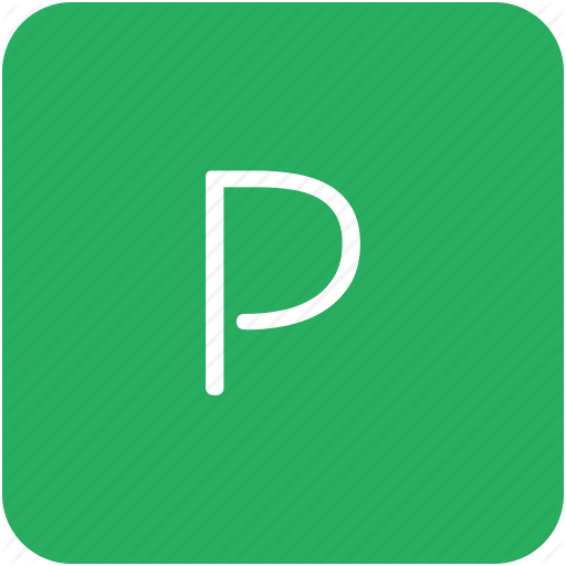 512x512 Green, Key, Keyboard, Letter, P Icon