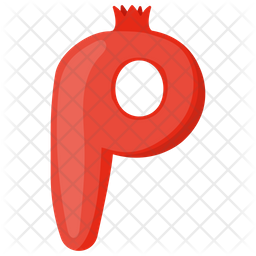 256x256 Letter P Icon Of Doodle Style