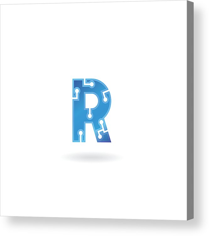 666x750 Letter R Icon Technology Smart Symbol, Computer And Data Related