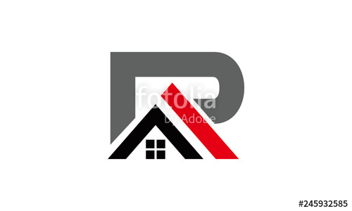 500x300 Home Letter R Icon Stock Image And Royalty Free Vector