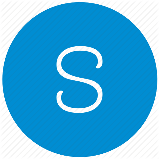 512x512 Key, Keyboard, Letter, Round, S Icon