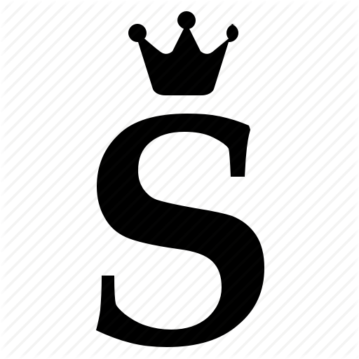 512x512 Alphabet, Crown, English, Letter, Royal, S Icon