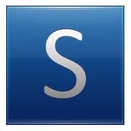 256x256 Letter S Blue Icon Multipurpose Alphabet Iconset Supratim Nayak