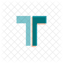 256x256 Alphabet Letter T Icon Of Flat Style