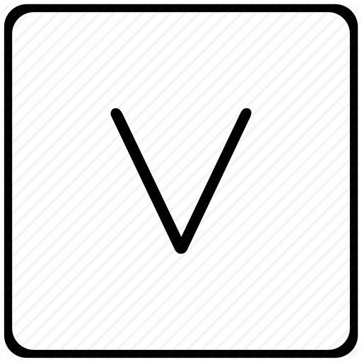 Letter V Icon at Collection of Letter V Icon free for