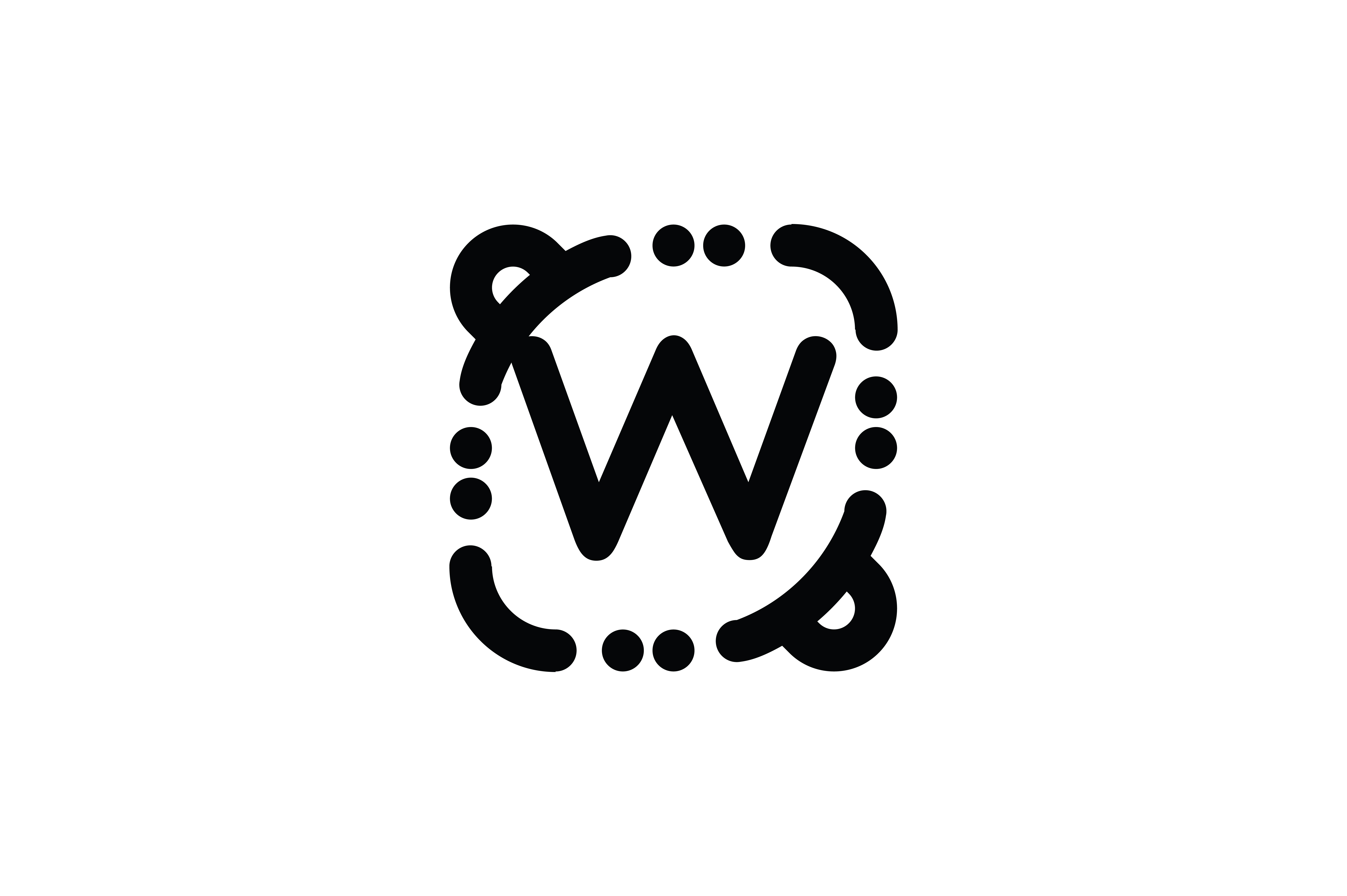 7513x5000 Letter W Icon Graphic