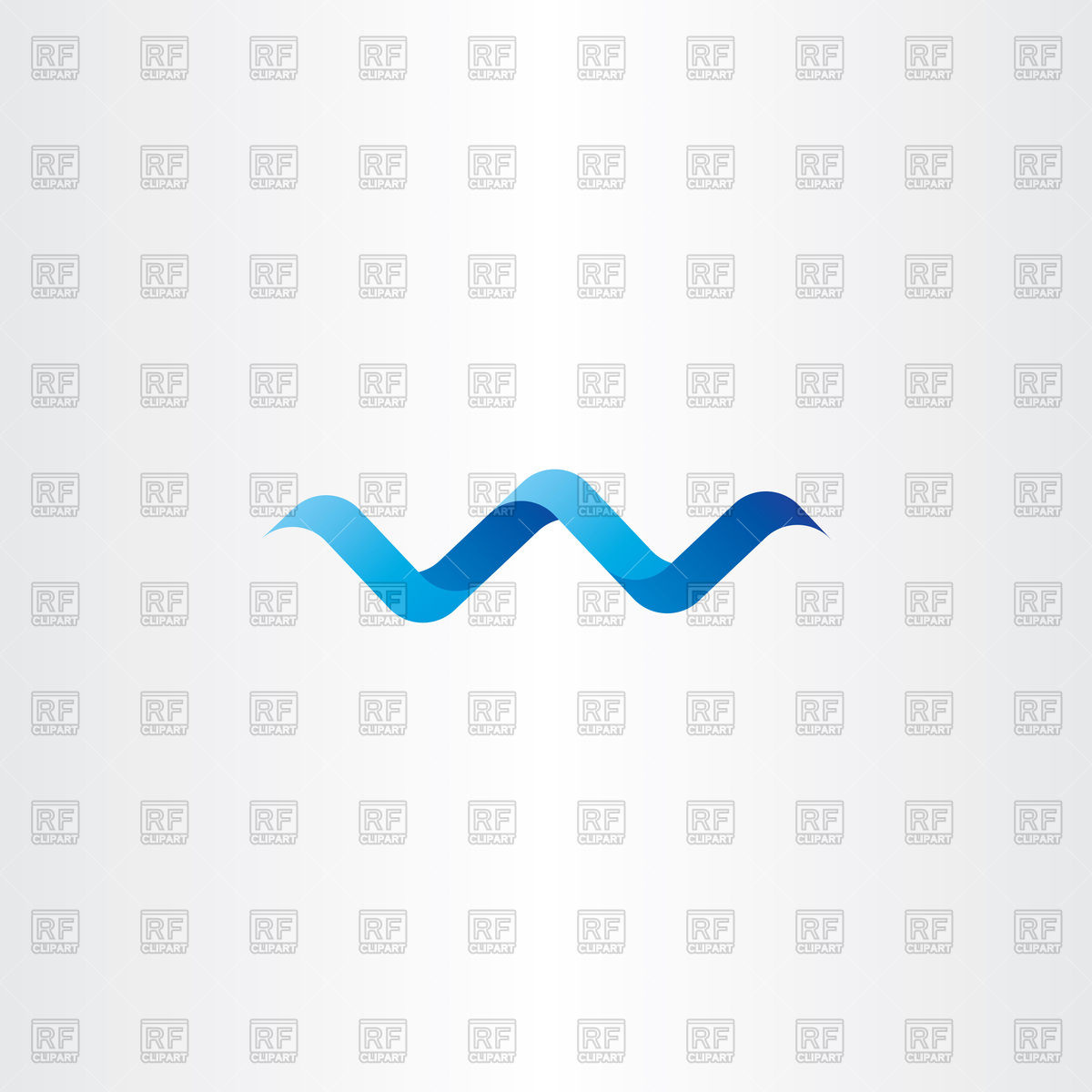 1200x1200 Wave Spiral Letter W Icon Vector Image Of Icons And Emblems