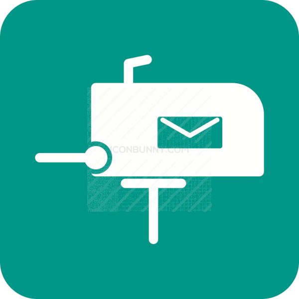 600x600 Letterbox Flat Round Corner Icon