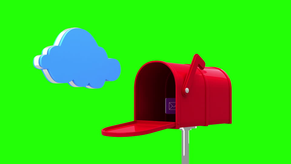 960x540 Coming Out E Mail Icon Hd Stock Video