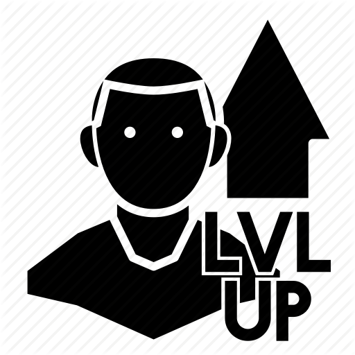 512x512 Game, Gamer, Level Up, Lvl Up, Player, Roleplay, Rpg Icon