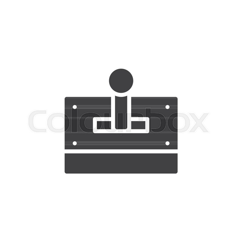 800x800 Mechanical Lever Vector Icon Filled Stock Vector Colourbox