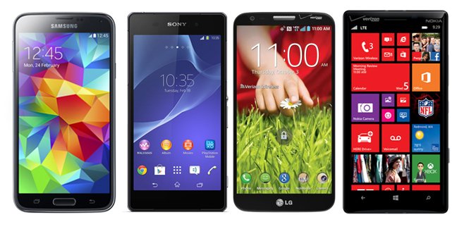 648x325 Samsung Galaxy Vs Sony Xperia Vs Lg Vs Nokia Lumia Icon