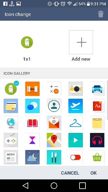 360x640 The Stock Launcher Will Let You Change Some Icons!