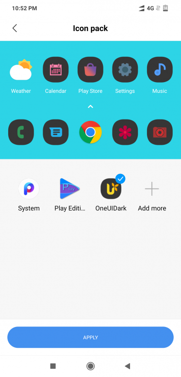 373x776 Oneui Dark Icon Pack For Poco Launcher